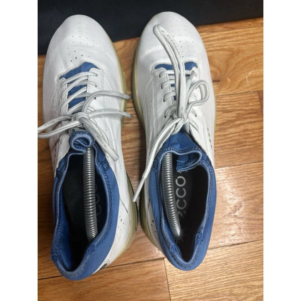 ECCO Men's Cool 18 GTX Golf Shoes Size 43 Gray Waterproof Gore Tex Spikes